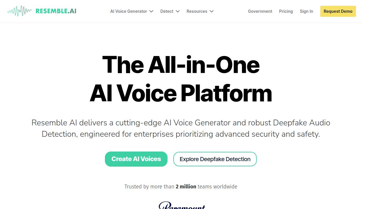 The 9 Best Alternatives of Resemble AI: Top Picks for 2024