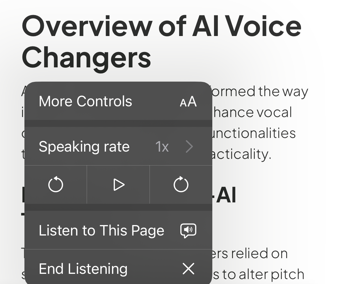 How to Make Safari Read a Webpage Aloud to You