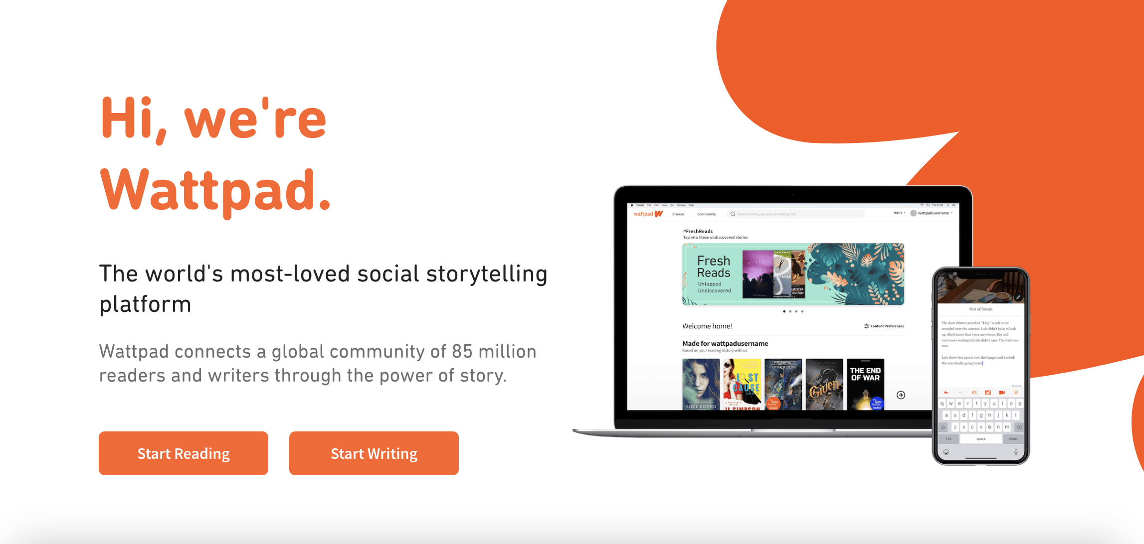 Text to Speech for Wattpad